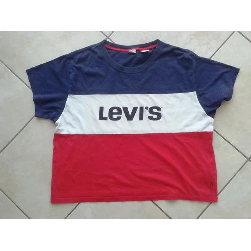 T shirt cheap levis femme rouge